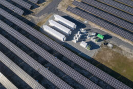 Borrego Solar and storage installation