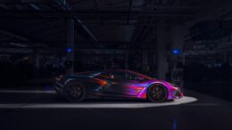 Lamborghini with lithium-ion batteries