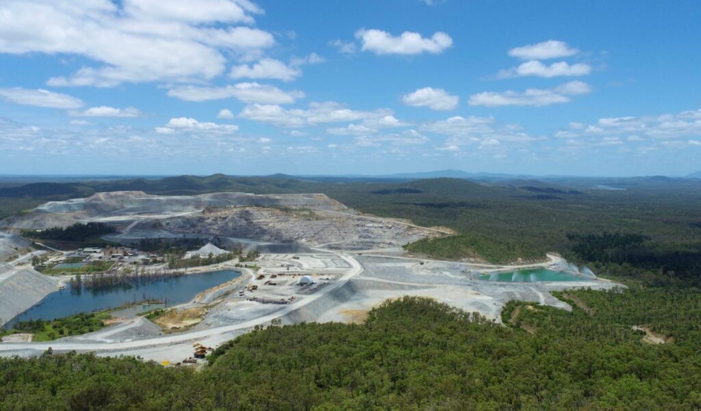 Aerial view of planned pumped hydro project