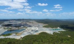 Aerial view of planned pumped hydro project