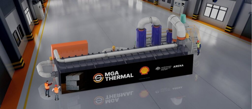 MGA Thermal pilot rendering MGA Thermal pilot rendering