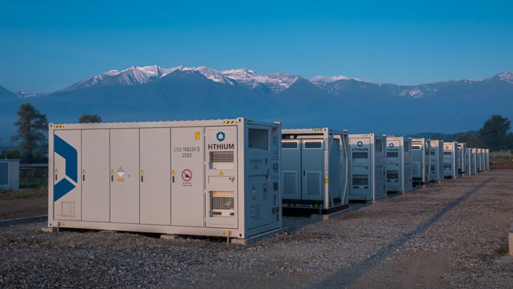 Containers with battery energy storage systems Renalfa BESS in Bulgaria