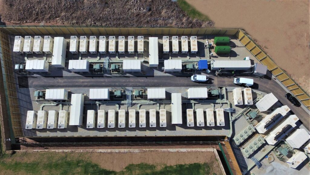 Thurcroft battery storage site Gresham House, Thurcroft battery storage site