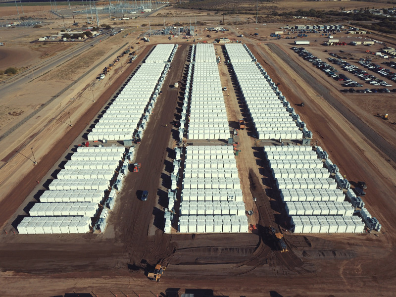Eleven Mile Solar Center under construction