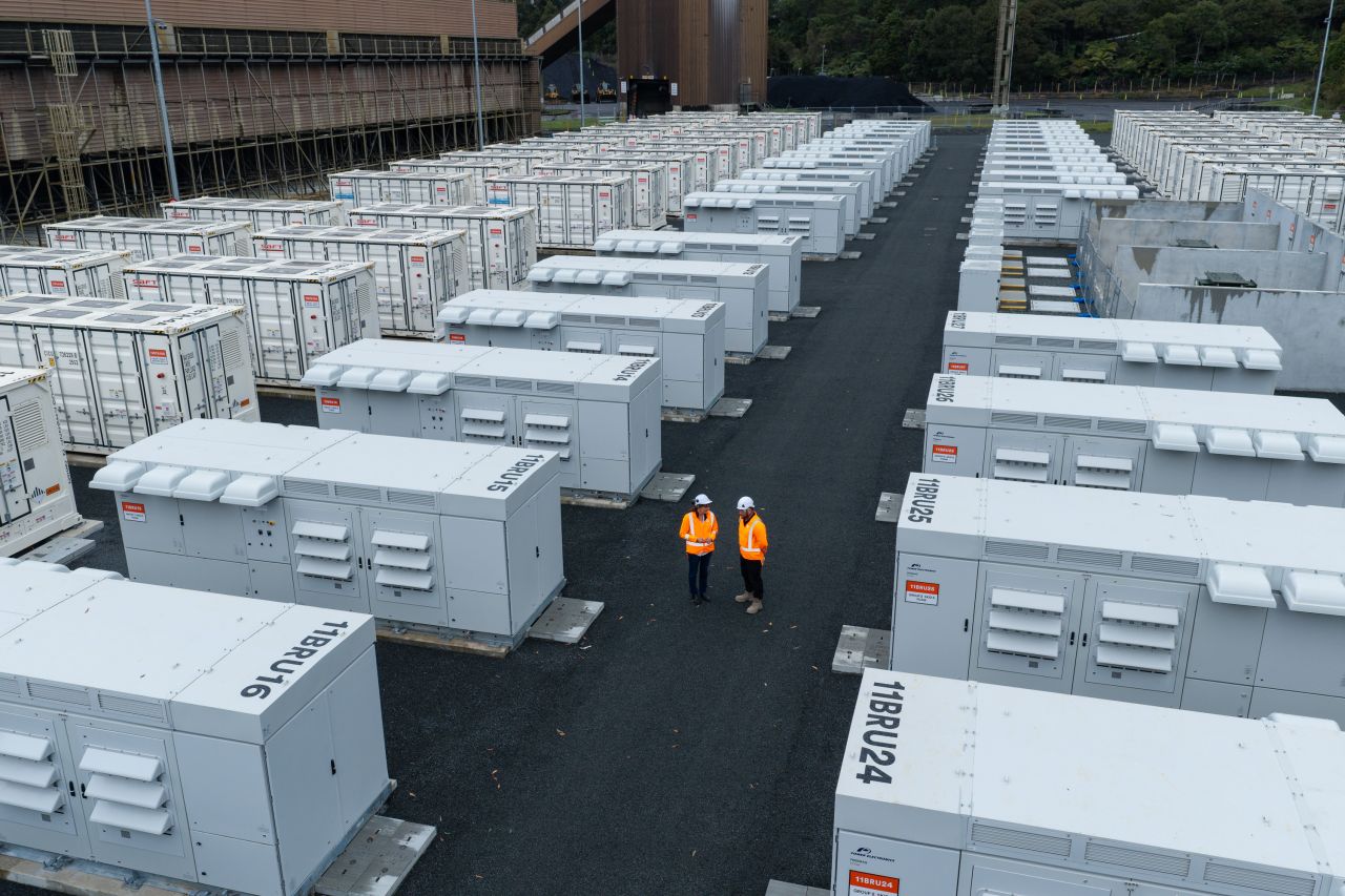 Nova Zelândia ativa primeiro BESS de 200 MWh em Huntly com custo abaixo do orçamento